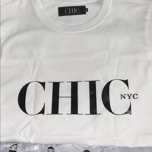 CHIC NYC RUNWAY signature logo hoodie